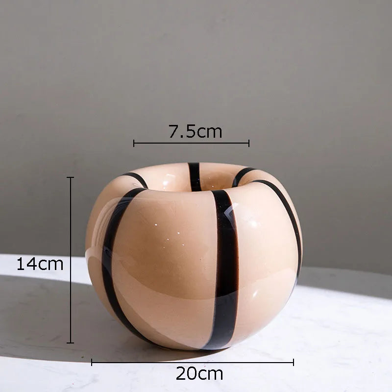 vase en verre créatif pour fleurs et arrangements modernes - vue 10 sur 14