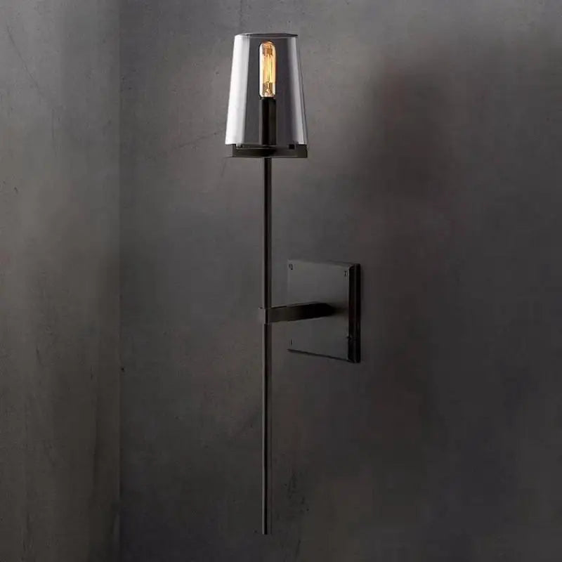 applique murale led en verre pour éclairage intérieur moderne - vue 6 sur 10