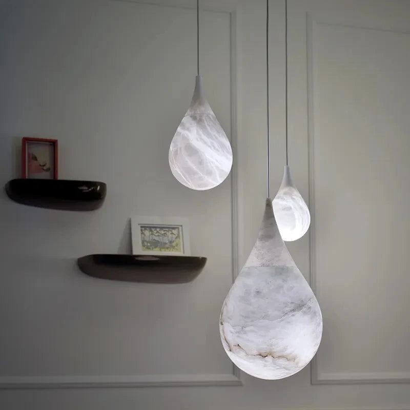 Suspension moderne en marbre - vue 5 sur 27