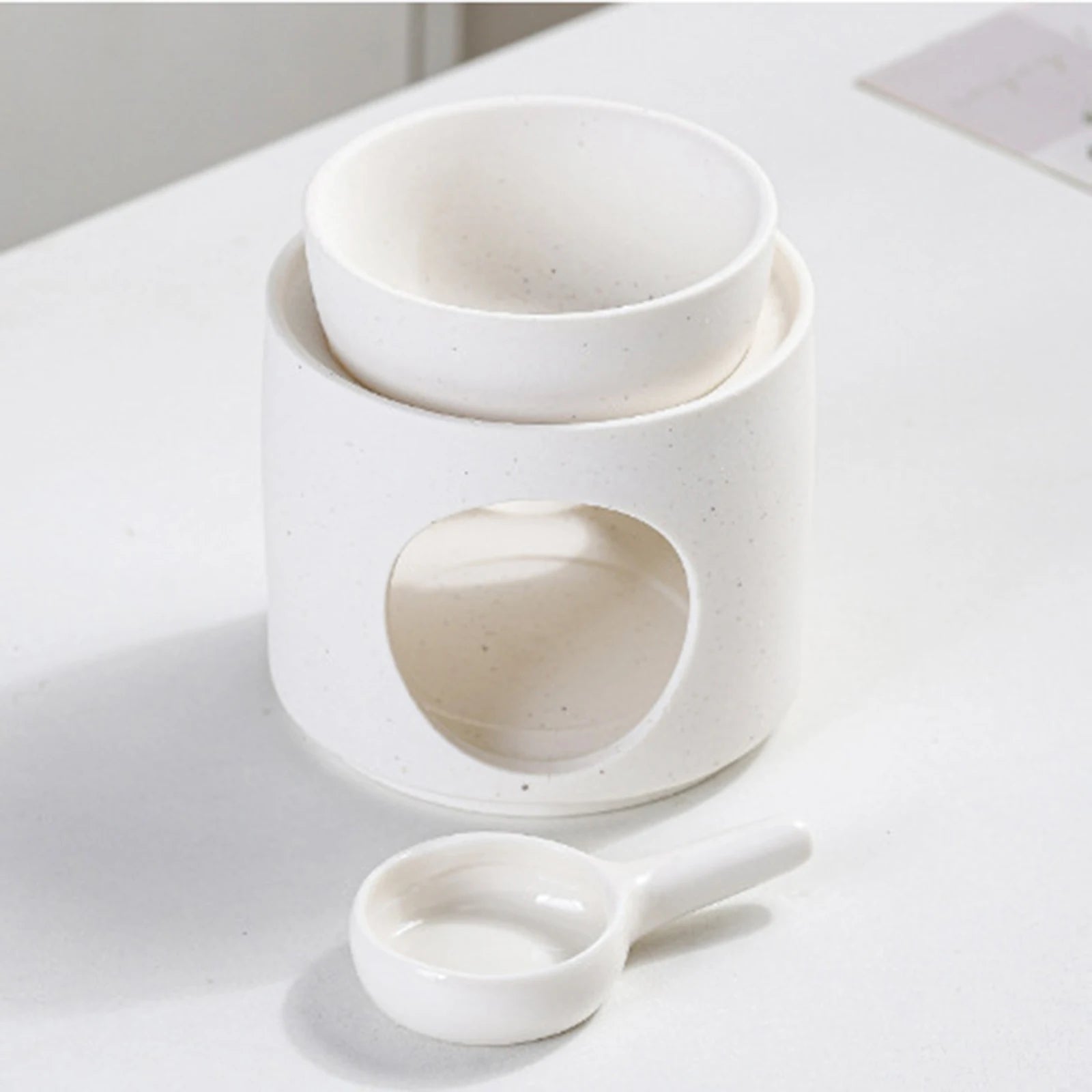 brûleur d'huile essentielle en céramique multifonction décoratif pour intérieur - vue 9 sur 9