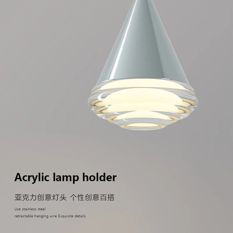 applique murale led conique pour éclairage décoratif extérieur et intérieur - vue 4 sur 12