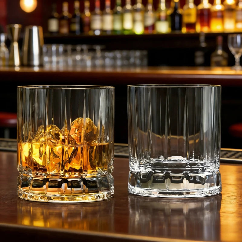 Verres élégants en verre transparent style cocktail polyvalent