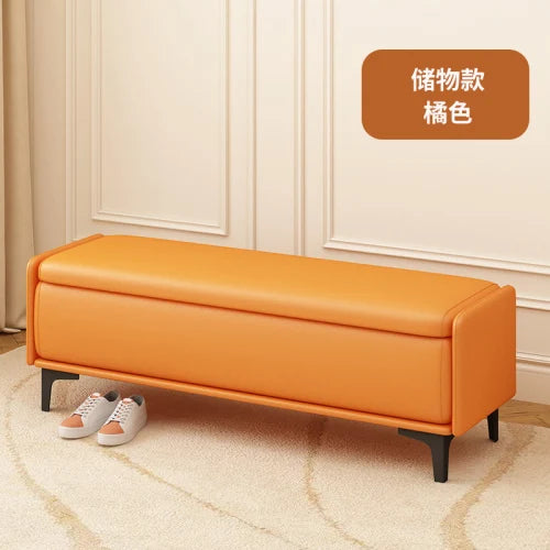 banc à chaussures nordique de luxe pour le rangement - vue 11 sur 15