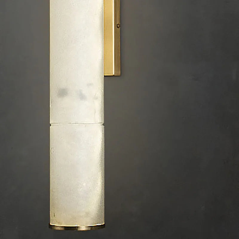 applique murale en laiton marbre naturel lampe de luxe art déco