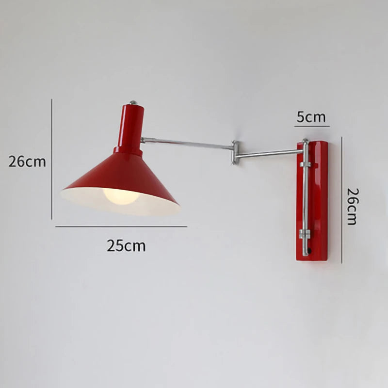 applique murale extensible pliable pour lecture avec prise - vue 7 sur 9