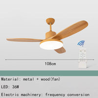 ventilateur de plafond moderne avec lumière télécommande et led modifiable