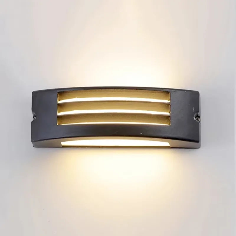 applique murale led moderne étanche pour intérieur et extérieur - vue 7 sur 8