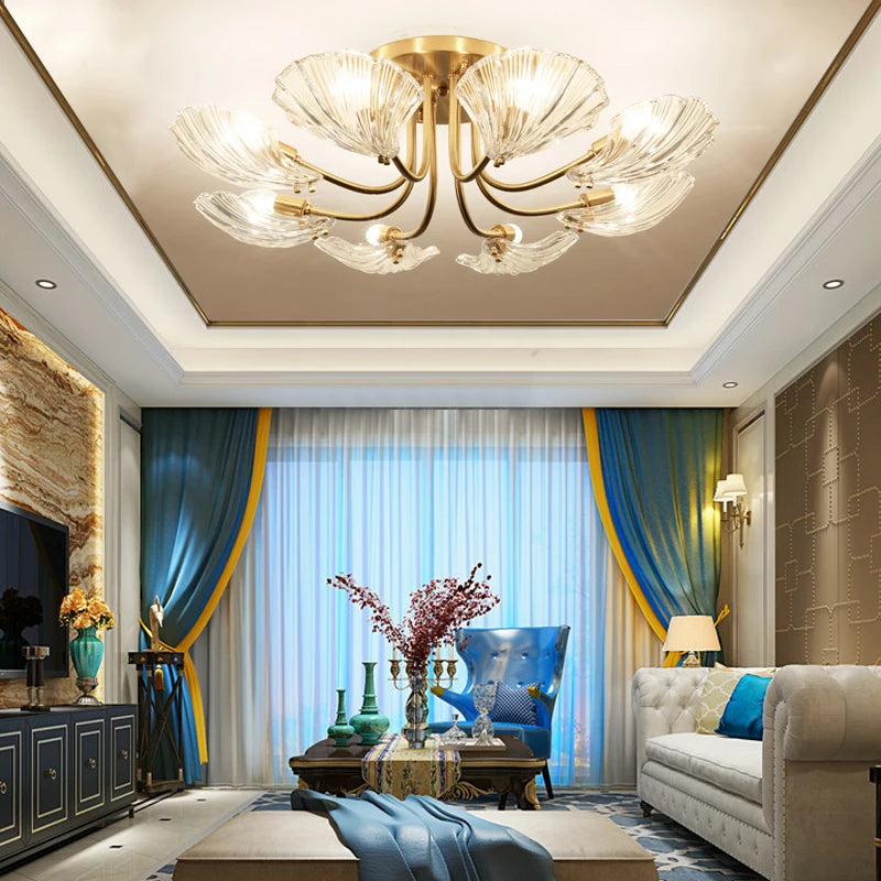 lustres en cuivre modernes pour un éclairage intérieur élégant - vue 4 sur 10