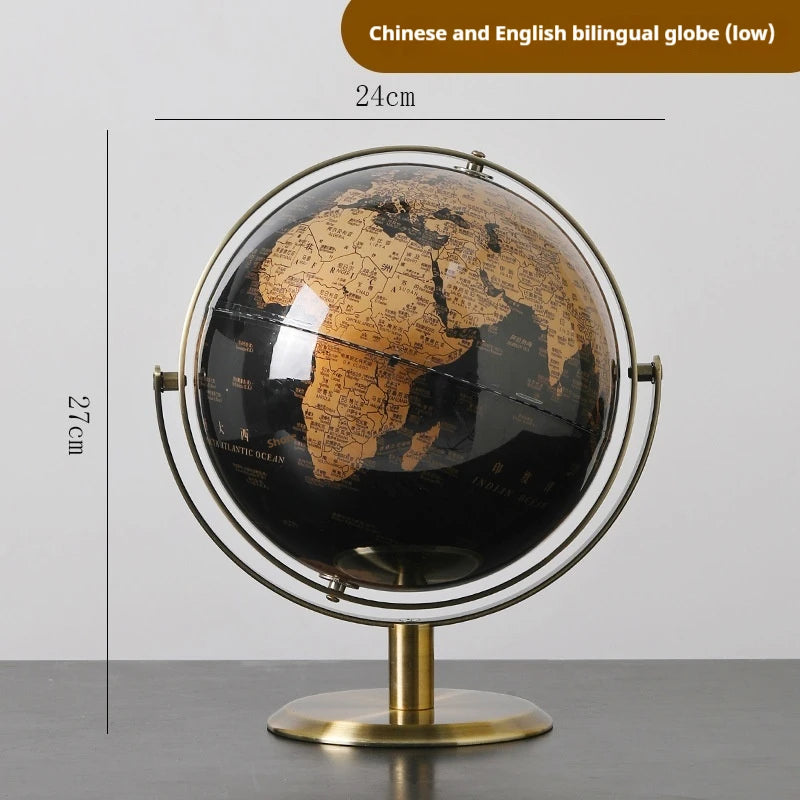globe terrestre rotatif éducatif pour enfants en métal - vue 8 sur 14