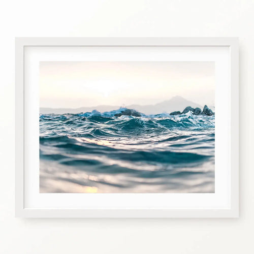 affiche photographie vagues océan paysage marin décoration murale
