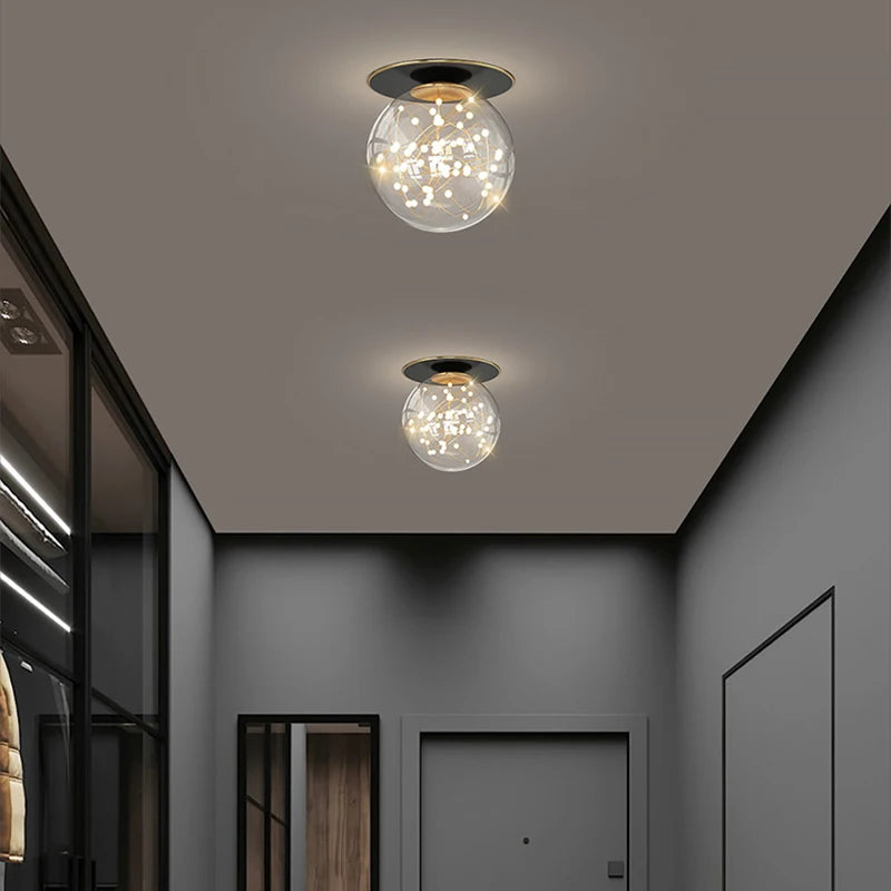 plafonnier led nordique pour éclairage et décoration intérieure - vue 5 sur 16
