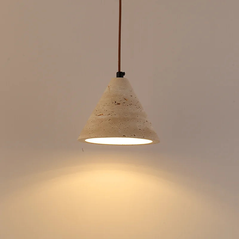 suspension vintage en pierre naturelle à led décorative pour votre intérieur