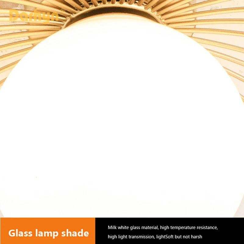 Plafonnier LED en forme de jupe - vue 7 sur 10