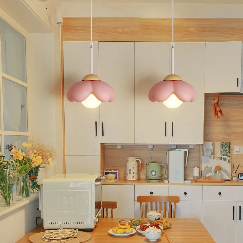 suspension romantique à fleurs pour décoration intérieure enfants - vue 4 sur 10