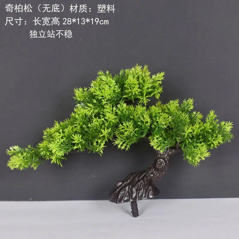 plante artificielle bonsaï en plastique pour décoration intérieure - vue 6 sur 41
