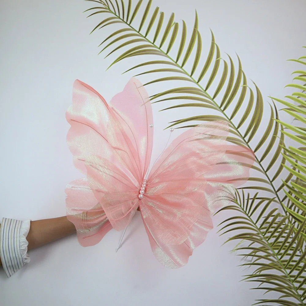 décoration papillons géants pour baby shower mariage anniversaire - vue 18 sur 19