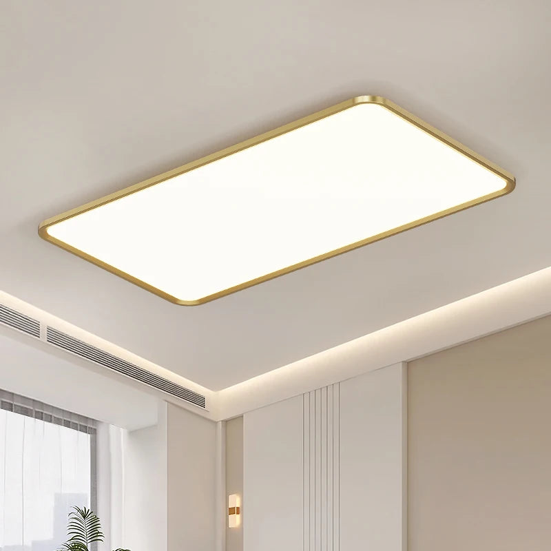 Plafonnier ultramince LED moderne lumières pour salon salle à manger chambre appartements couloir allée projecteur lampes d'éclairage intérieur - vue 4 sur 25