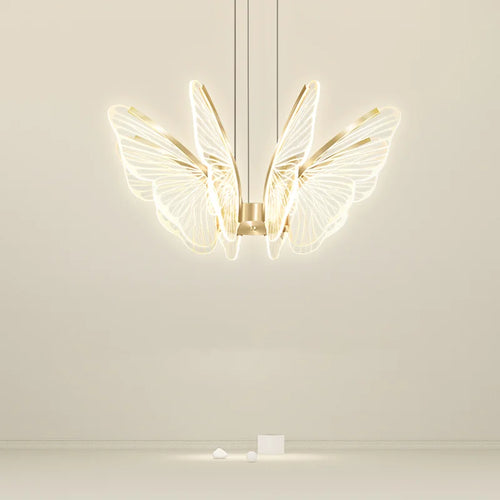 Moonriver éclairage LED papillon lustres salon Table à manger suspension lampe Style moderne suspension pour la maison