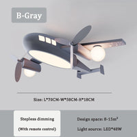 plafonnier avion nordique pour chambre enfant décoration lumineuse