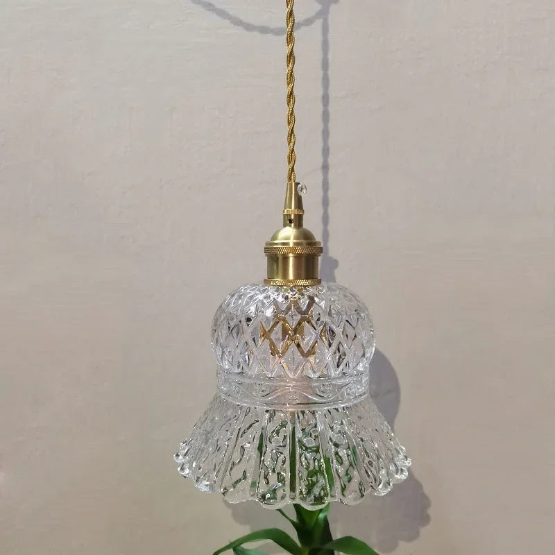 suspension en verre transparent pour éclairage moderne et élégant - vue 5 sur 9