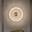 Applique murale led cuivre acrylique décorative intérieur salon chambre table chevet bain miroir