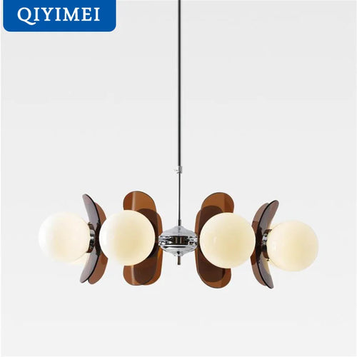 lustre lumineux décoratif pour intérieur style art suspendu