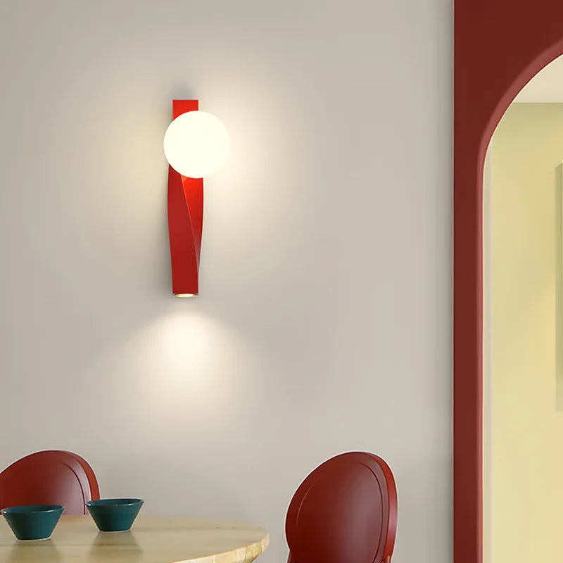applique murale led en aluminium et verre pour éclairage divers - vue 2 sur 12