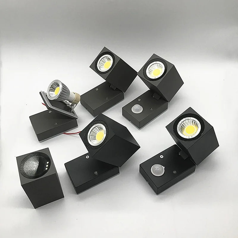 Applique murale LED 5W extérieure réglable pliante étanche IP65 - vue 5 sur 15