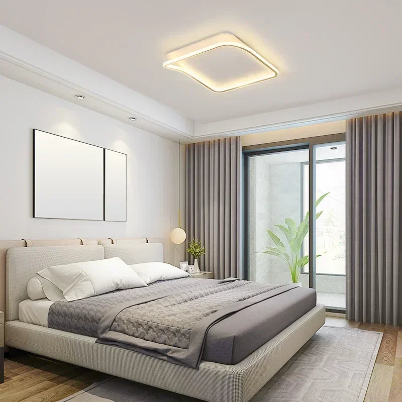 plafonnier moderne à leds pour décoration intérieure élégante et lumineuse - vue 6 sur 12