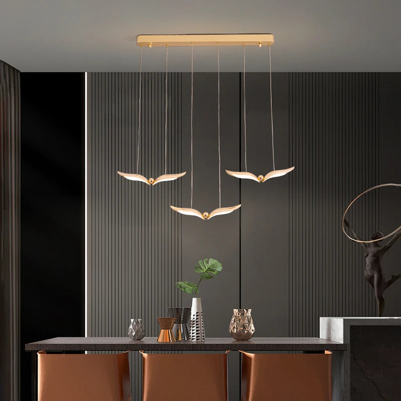 lustre moderne suspendu pour atmosphère créative et minimaliste - vue 4 sur 9
