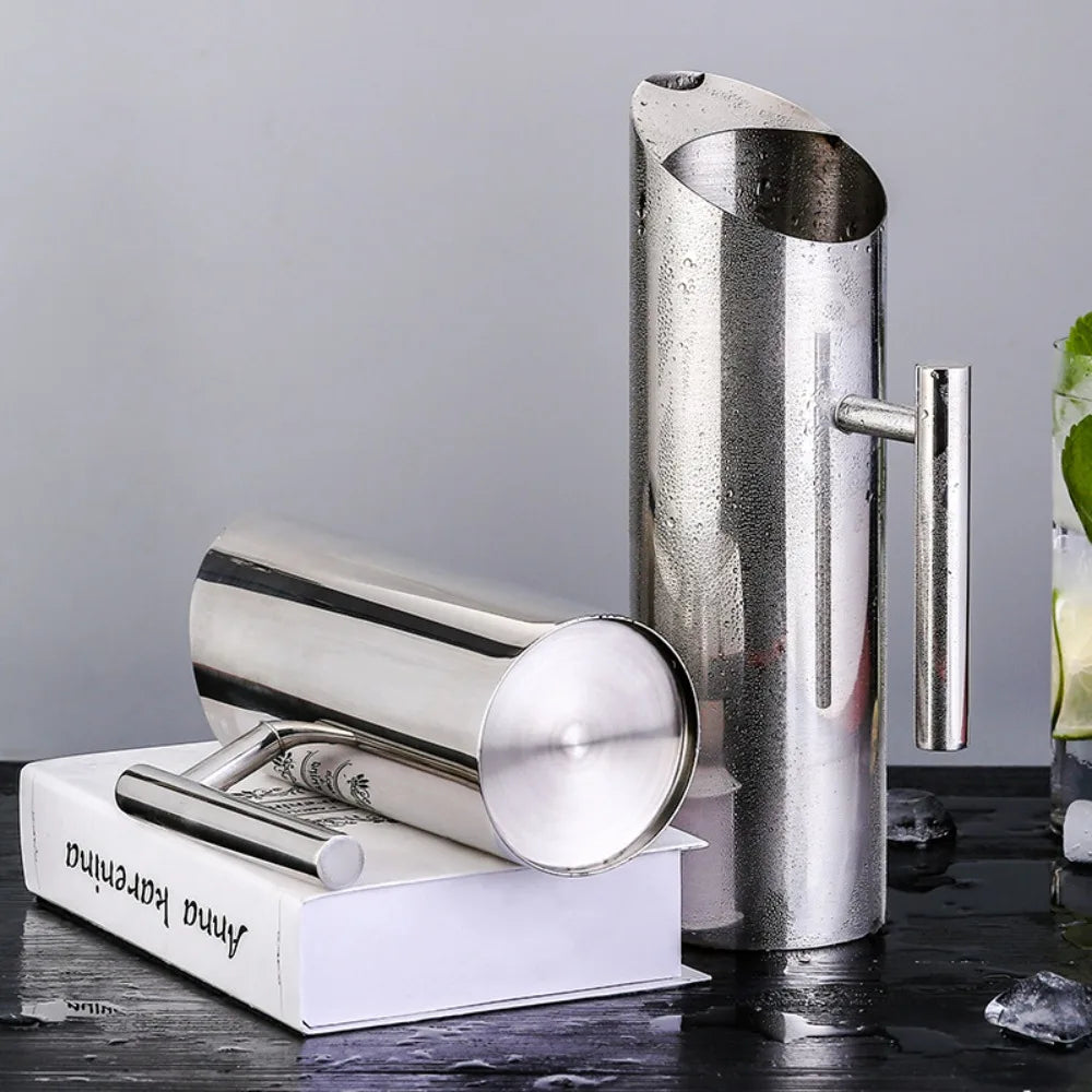 Carafe café acier inoxydable grande capacité style ktv - vue 5 sur 7