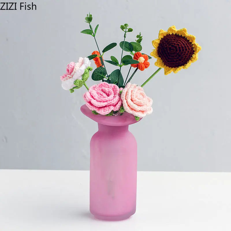 vase en verre pour arrangement floral décoration moderne - vue 4 sur 10
