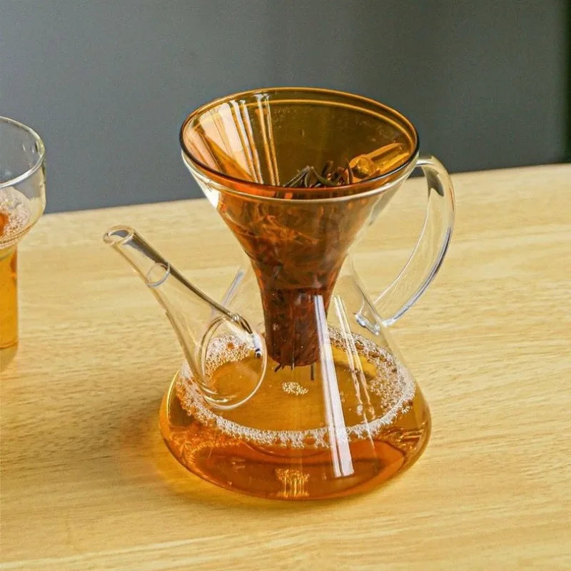 Theiere kung fu verre infusion rapide avec filtre - vue 4 sur 7