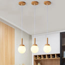 Suspension nordique atmosphérique chinoise à trois têtes salle à manger salle à manger moderne simple bar personnalisé créatif cuisine lumière