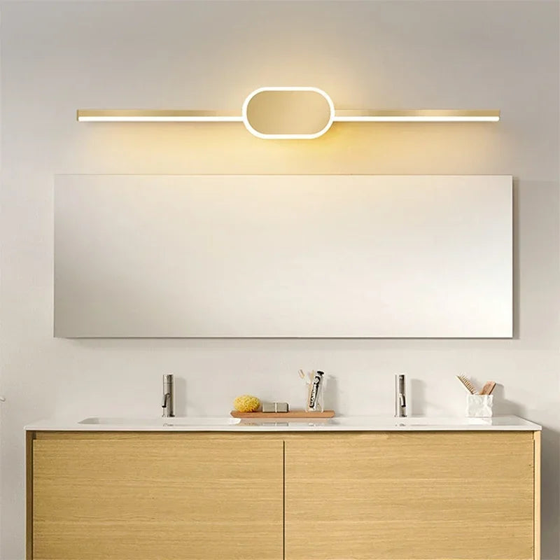 Applique murale LED moderne avec miroir décoratif - vue 2 sur 12