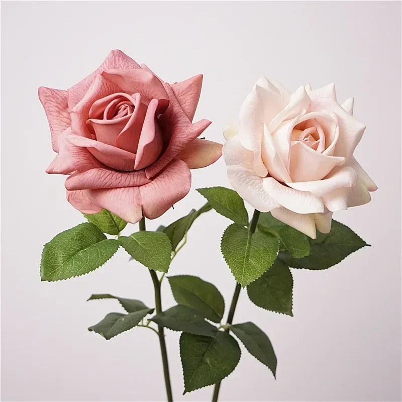 branche de roses artificielles haute qualité décoration florale réaliste
