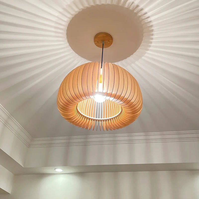 lustre circulaire en forme de boule de fer pour salon