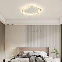 plafonnier led ultramince créatif en forme de nuage