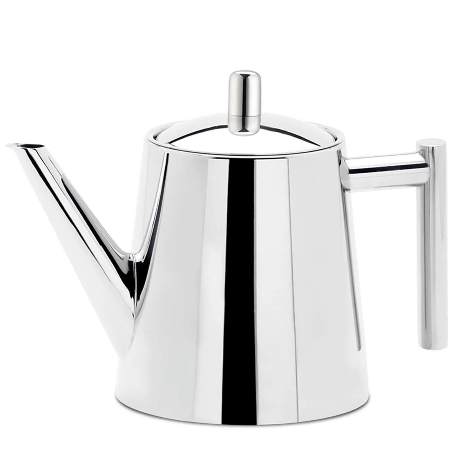 Theiere acier inox infuseur amovible 11l design moderne