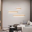 applique murale led en bois nordique à gradation