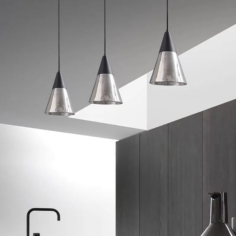 lampe led suspendue design moderne décor intérieur plafond salon chambre salle manger bureau - vue 4 sur 8