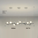 lustre led design moléculaire à intensité variable tendance 2024