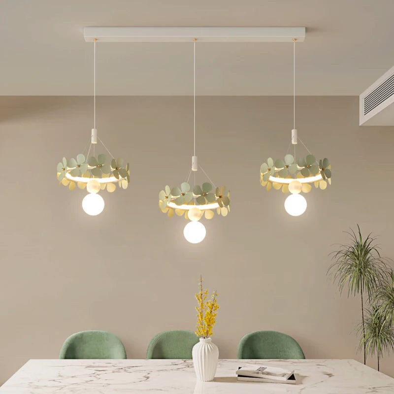 suspension minimalistes fleur créative ins moderne - vue 6 sur 10