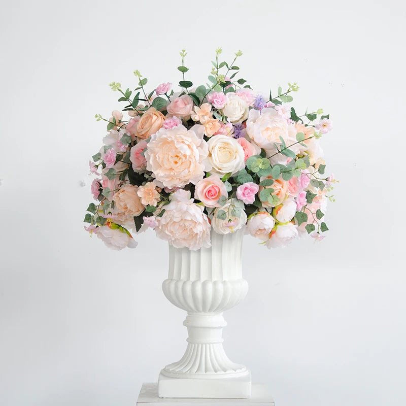 boules de fleurs artificielles en soie pour décoration de mariage et photo