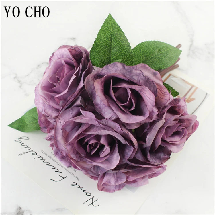 lot de 5 pivoines artificielles pour mariage et décoration intérieure - vue 14 sur 18