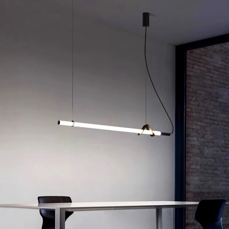 Lustre modernes led pour éclairage intérieur design - vue 6 sur 7