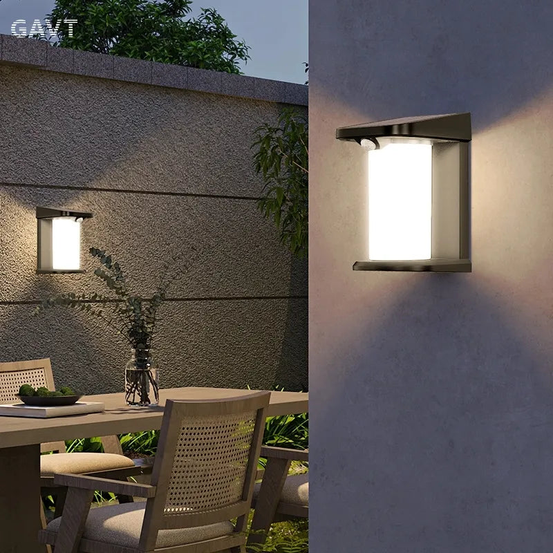 Applique murale solaire LED extérieur IP65 capteur de mouvement