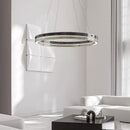 lustre moderne led circulaire design lampes suspendues décoratives