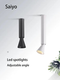 projecteur led cob anti-éblouissement angle réglable monté en surface