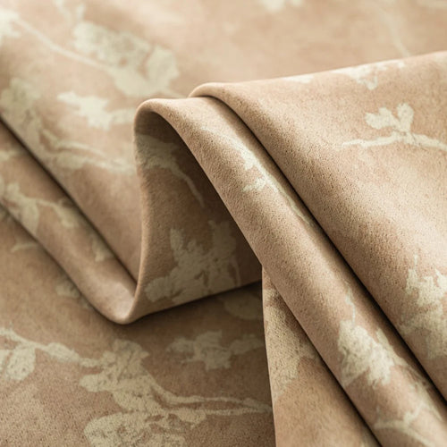 Rideau occultant motifs floraux décoratif pour chambre salon